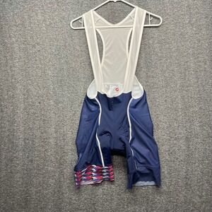 Castelli Cycling Bib Shorts Womens XL Navy Blue Padded Chamois 1900-18302